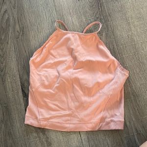Nike Light pink cropped workout top